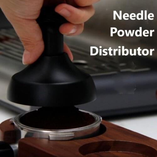 Newest Design 58mm Needle Coffeer Distributor Leveler NeedleType Coffee Powder Distributor Espresso Beans with Hand Pres