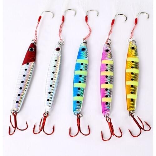 Fishing 25g 40g 60g 80g 100g Light Lures Metal Jig Spoon Winter Fishing Good For Fishing Octopus Jigging Lure Hard Ice Bait Shad