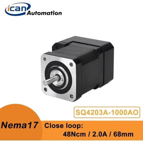 ICAN Nema 17 Closed Loop 0.48Nm 2.0A 68mm SQ4203A-1000AO Stepper Servo Motor