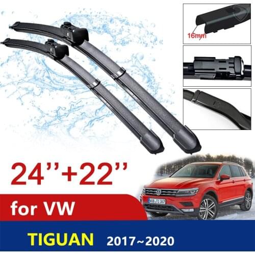 Car Wiper Blade for Volkswagen VW Tiguan MK2 2017 2018 2019 2020 Front Windscreen Windshield Brushes Car Accessories Goods