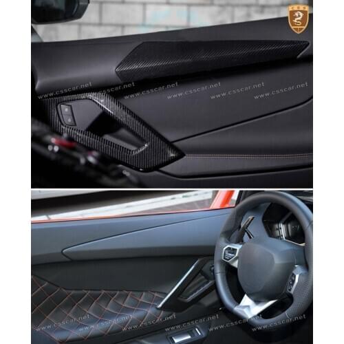 Dry Carbon Fiber LP700 OEM Style Interior Door Trims for Lamborgini Aventador lp700 OEM Style Car Interior door trim decoration