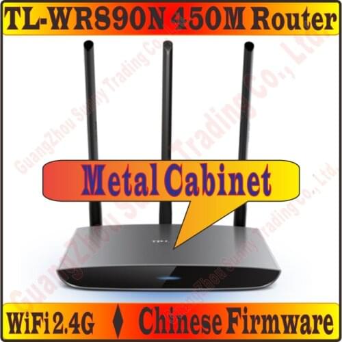 TP-LINK 450Mbps Wireless Router Full Metal Body 2.4GHz Wi-Fi Router High Speed Wireless Internet Unimpeded Through Walls