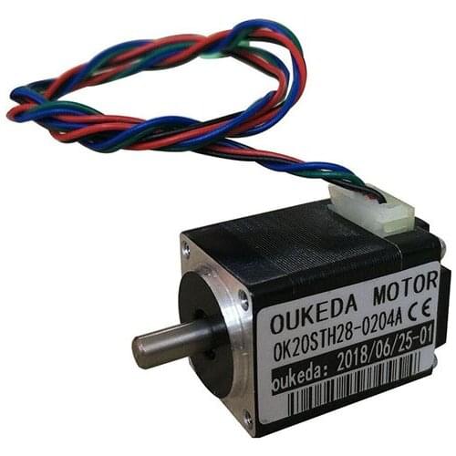 Ultra-thin 28mm four-wire 5v-24v 20BYG28 stepper motor 20 motor 20 two-phase stepper motor