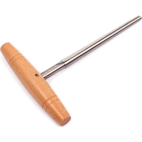 WXTF Violin Peg Hole Reamer 1:30 Taper Wood Handle for 3/4 4/4 Violins Luthier Tool