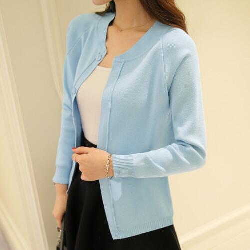 2019 spring and fall Women knit cardigan Sweater Fashion Quality Knitted Jumper Top Soft Female Sweater shawl knitted jacket