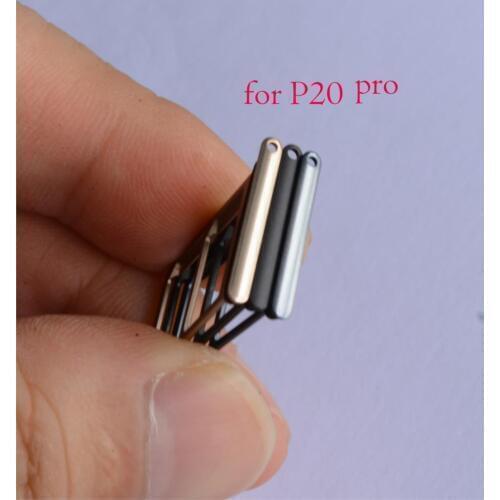 20 Nano SIM/ Micro SIM Card Tray Holder Micro SD TF Card Slot Holder Adapter for Huawei Ascend P20 Pro