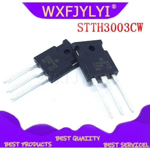 5pcs/lot STTH3003CW STTH3003 STTH30R03CW TO-247 30A 300V Fast Recovery Rectifier Diode