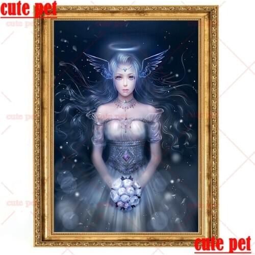 5D Diamond Painting Elf bride DIY cross stitches full drill diamond painting Character Gift Embroidery Home Decor Diamond Mosaic