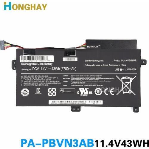 HONGHAY AA-PBVN3AB Laptop Battery For SAMSUNG NP370R4E NP370R5E np450r5e Np470 Np510 NP370R4E-A03 NP370R5E-S04