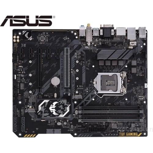 Desktop motherboard Asus TUF H370-PRO GAMING (WI-FI) LGA 1151 DDR4 USB 3.1 used MAINBOARD
