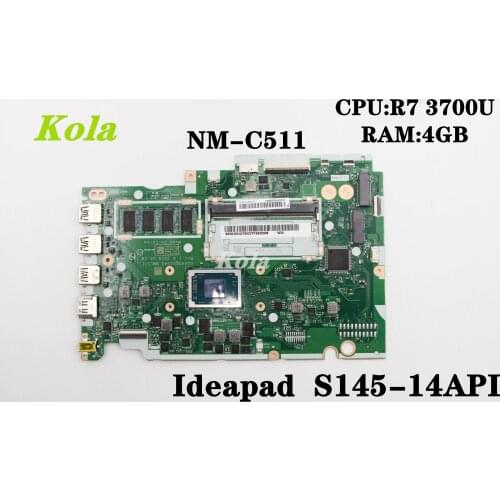 For Lenovo IdeaPad S145-14API laptop motherboard NM-C511 motherboard with CPU R7 3700U 4G DDR4 FUR 5B20S42784 100% fully tested