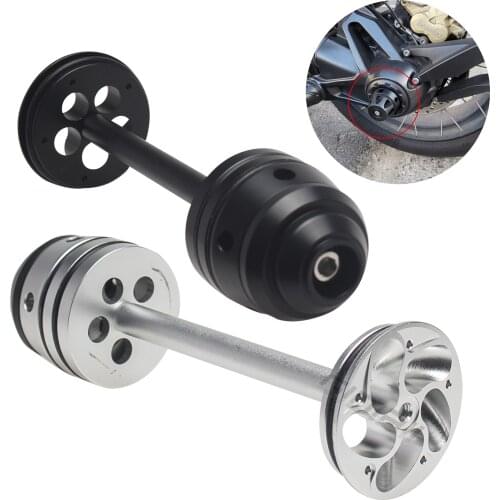 Motorcycle Aluminum Rear Wheel Axle Fork Wheel Crash Slider Guard For BMW R NINE T 2013 2014 2015 2016 2017 2018
