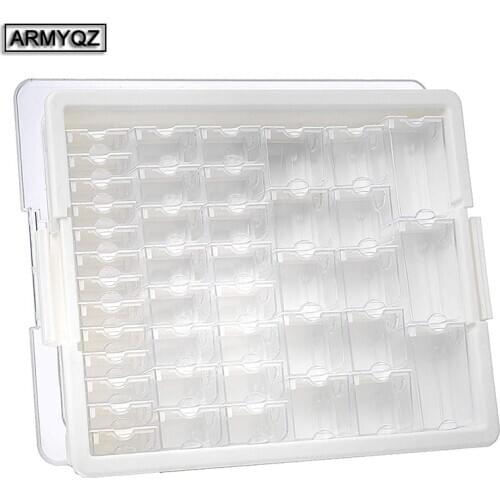 Square Drill Containers for Diamond Painting Mosaic Tool Accessories Plaid Jewelry Diamond Embroidery Transparent Storage Box