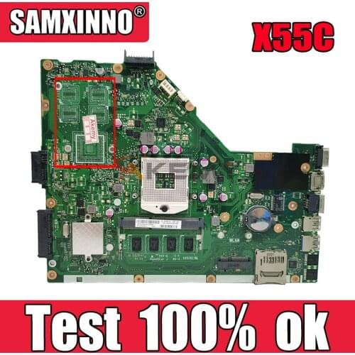 Akemy X55C Laptop motherboard for ASUS X55C original mainboard