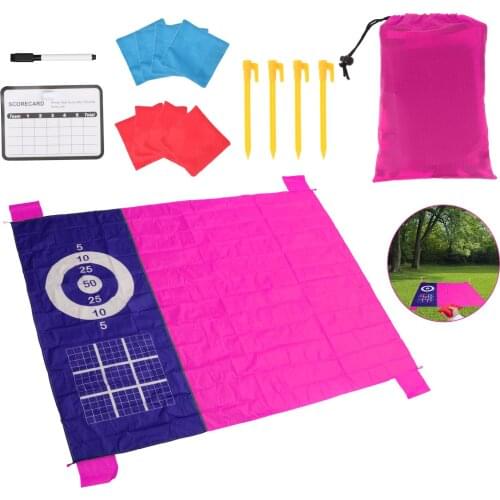 Bean Bags Set Corn Filled Cornhole Cloth Bags Training Equipment For Outdoors Corn Hole Game Outdoor Throwing Game Sport Toy