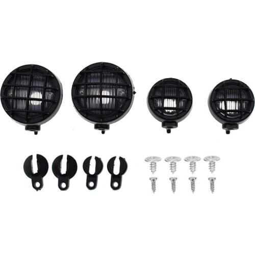 RC Car Round Lampshade / Light Cover for 1:10 RC Crawler Axial SCX10 D90 Tamiya CC01