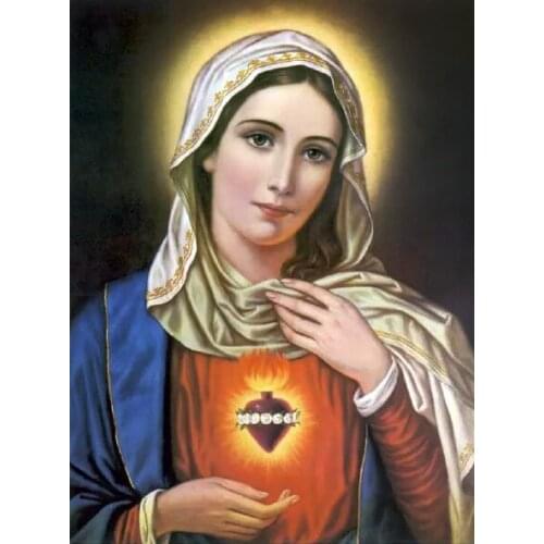 Religion Wallpaper Diamond Painting goddess Mosaic diamond embroidery all drill square drill Decorative painting cross-stitchdiy