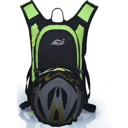 B166 Outdoor Breathable burden with reflective strips Waterproof Wearable Backpacks Running Sports Mountaineering Trekking bag