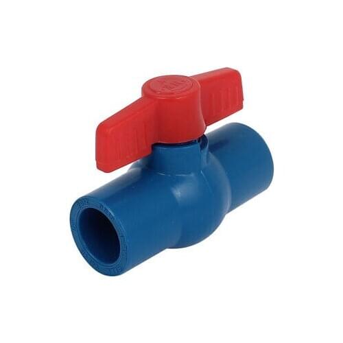 Water Supply 20mm to 20mm Full Port DN15 U-PVC Ball Valve Pipe Fitting
