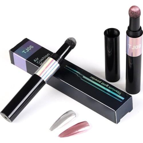 Nail Cushion Pen Mirror Chalk Cushion Pen Solid Local Tyrant Gold Pen Aurora Powder Air Cushion Pen