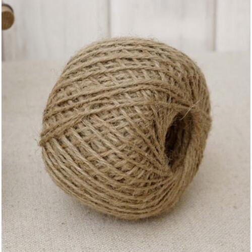 1 Pcs 30M Natural Burlap Twine Cord DIY Party Wedding Gift Wrapping Cords Thread Woven Decorative Scrapbooking Craft Decor