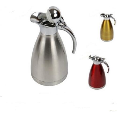 1PC S/Steel Vacuum Jug Double Wall Polished Surface Water Vacuum Kettle Thermo Pots Water Bottle Vacuum Flasks Thermoses KV 105