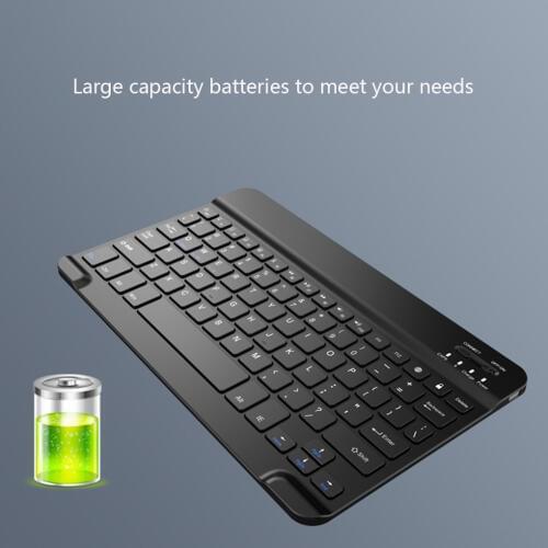 10-inch Portable Mini Wireless Bluetooth 3.0 Keyboard Tablet Laptop Smartphone Universal Keypad
