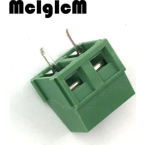 20pcs KF127 2P 5.0MM 300V 10A 5.0mm pitch connector pcb screw terminal block connector 2pin