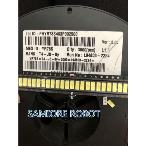 Innotek LED Smd 7030 Led 500pcs Cool White 100-110lm Backlight 1W 7030 6V Cool White TV Application for LG Playstation Portable