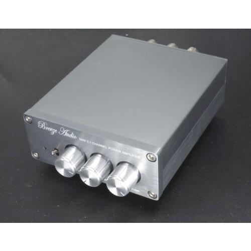 Full Aluminum amplifier chassis Enclosure / mini AMP case Suitable TPA3116D2 2.1 digital amplifier board