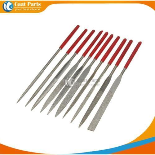Free Shipping! Set 10pcs 160mm*4mm Needle Files Jeweler Diamond Carving Craft Tool Metal Glass Stone