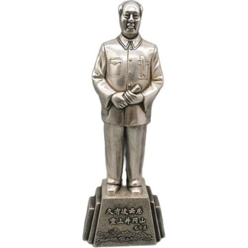 The bronze statue of Chairman Mao in the early collection of China