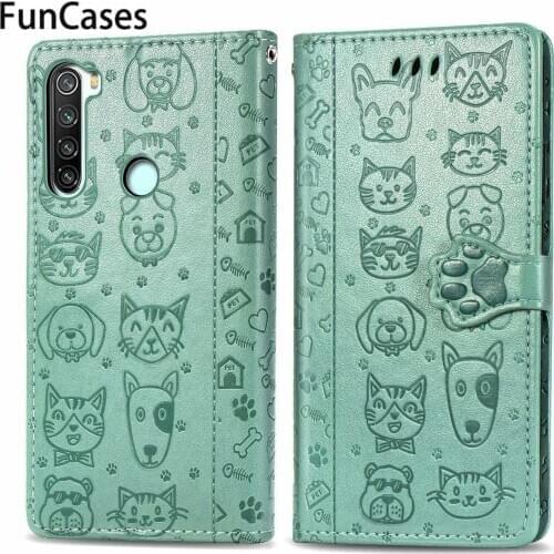 Cellular Phone Cases For Xiaomi capinha Redmi 8 Protector Lovely PU Leather Phone Bag Xiaomi Redmi coque Note 8T 7 K30 Pro 8A 7A