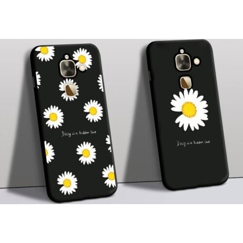 For Leeco le 2 Pro S3 X522 X527 Case Silicone Protector Daisy Flower Phone Cover For Letv le2pro X520 X527 X625 Back Cover Black
