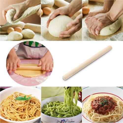 Wooden Roller Dough Pastry Pizza Noodle Biscuit Tools Alphorn Cookie Pasta Cracker Wide Noodles Baking Bake Roasting Rolling pin