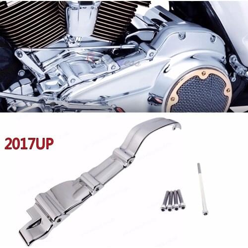 Chrome Inner Primary Accent Cover For Harley Touring Street Glide FLHX FLH/T 17-20 Models