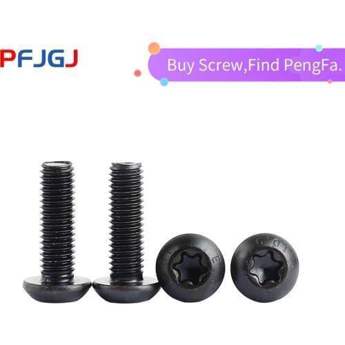 Peng Fa ISO7380 blackened 10.9 grade plum blossom hole round cup screw M6M8M10