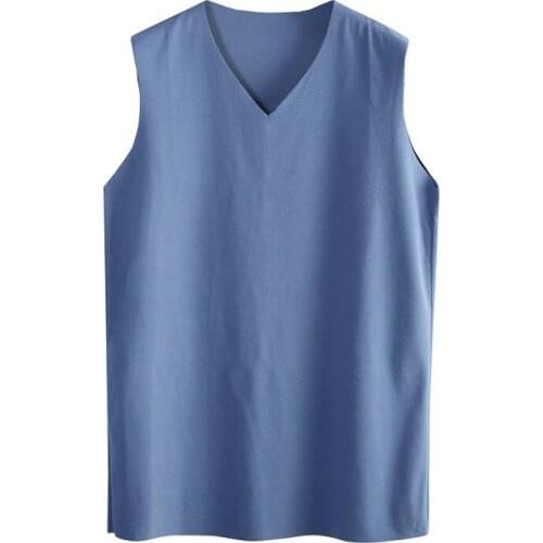 Autumn Summer Mens tank top 7XL Bust 155cm 6XL 5XL Loose Mens clothing