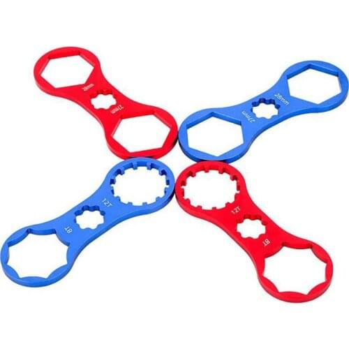 New 8T/12T Bike Front Fork Wrench Tool For SR Suntour XCR/XCT/XCM/RST MTB Disassembly Tools Aluminum Bicycle Front Fork Repair