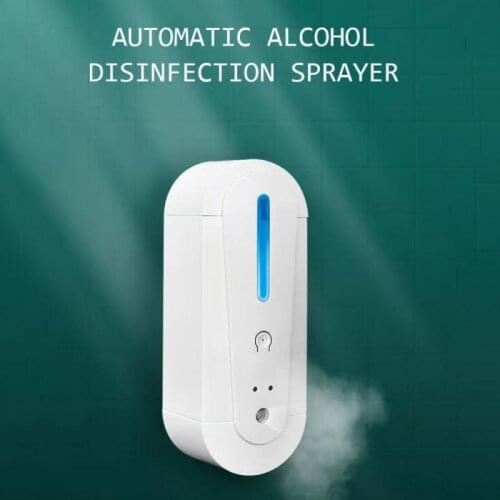 New Wall Hanging Automatic Alcohol Atomizer No Contact Induction Spray Sterilizer Intelligent Soap Dispensers Bathroom Fixture