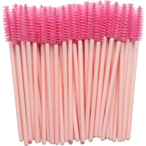 200 pcs Disposable Nylon Brushes Eyelashes Mascara Wands Applicators One-off Make Brushes Eyelash Extension tools