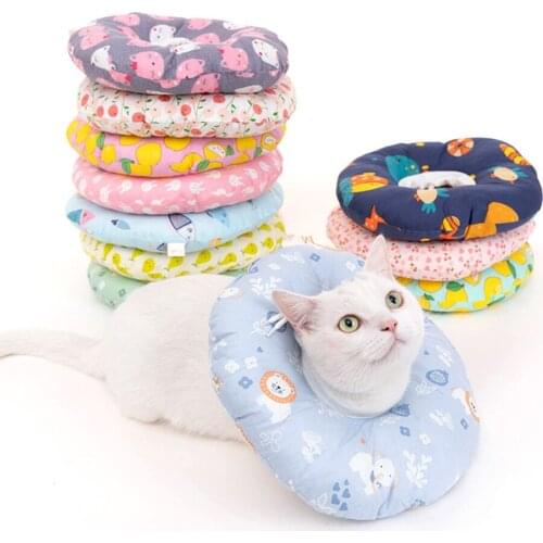 Pet Elizabeth Circle Cat Dog Collar Grooming Headgear Anti-licking Anti-bite Protective Cover Shame Circle Soft Collar