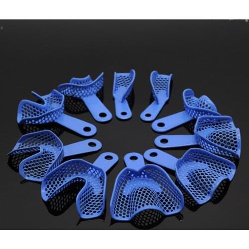 Plastic-Steel Dental Impression Trays Oral Hygiene For Dentist Lab
