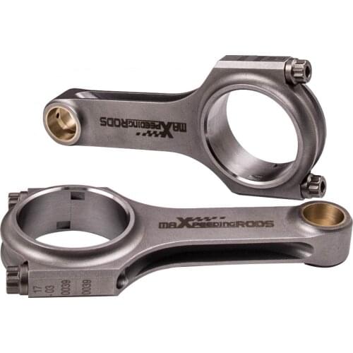 Connecting Rods Rod for Fiat 500 Old Model 2 cylinder 126mm ARP 2000 Bolts 800hp Pleuel Bielle 4340 EN24 Forged Floating Crank