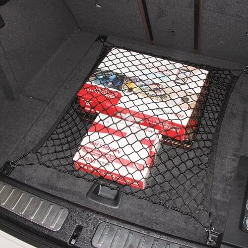 Universal trunk luggage cargo net bag for SEAT Ibiza Leon Toledo Arosa Alhambra Exeo FR Supercopa Mii Altea Cordoba cupra concep