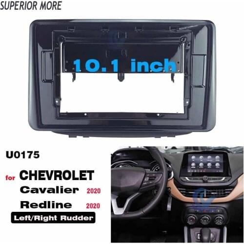 Alone Din 10.1 Inch Car Radio Installation DVD GPS Plastic Fascia Panel Frame for CHEVROLET Cavalier Redline 2020 Dash Mount Kit