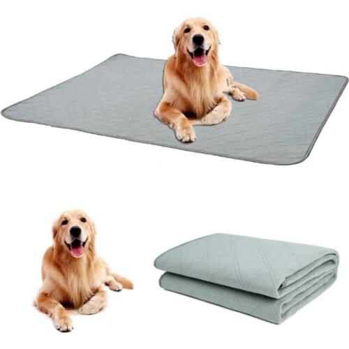 Premium Waterproof Pet Pad Bed Mat Dogs Reusable Washable Leak Proof Pee Pad Less Cleanup Soft Absorbent Protection
