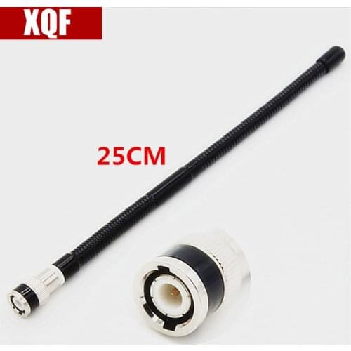 XQF 27MHz BNC Male Connector OEM Radio Antenna for Kenwood ICOM Motorola IC-V8 IC-V80 IC-V82 TK100 TK300 CP500 Walkie Talkie