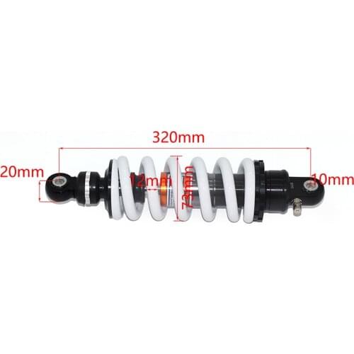 310mm 320mm Motorcycle Rear Shock Absorber Damping Adjustable Dirt Pit Bike After The Shock for BSE T8 Kayo CRF KLX YZF