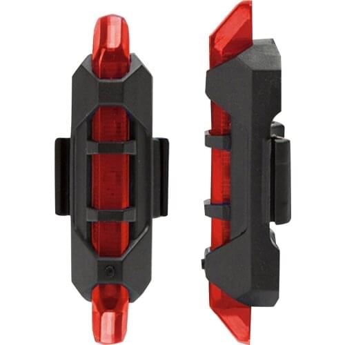 Rechargeable USB LED Bike Tail Light Taillight MTB Safety Warning Bicycle Front Rear Flash Light Bicycle Lamp